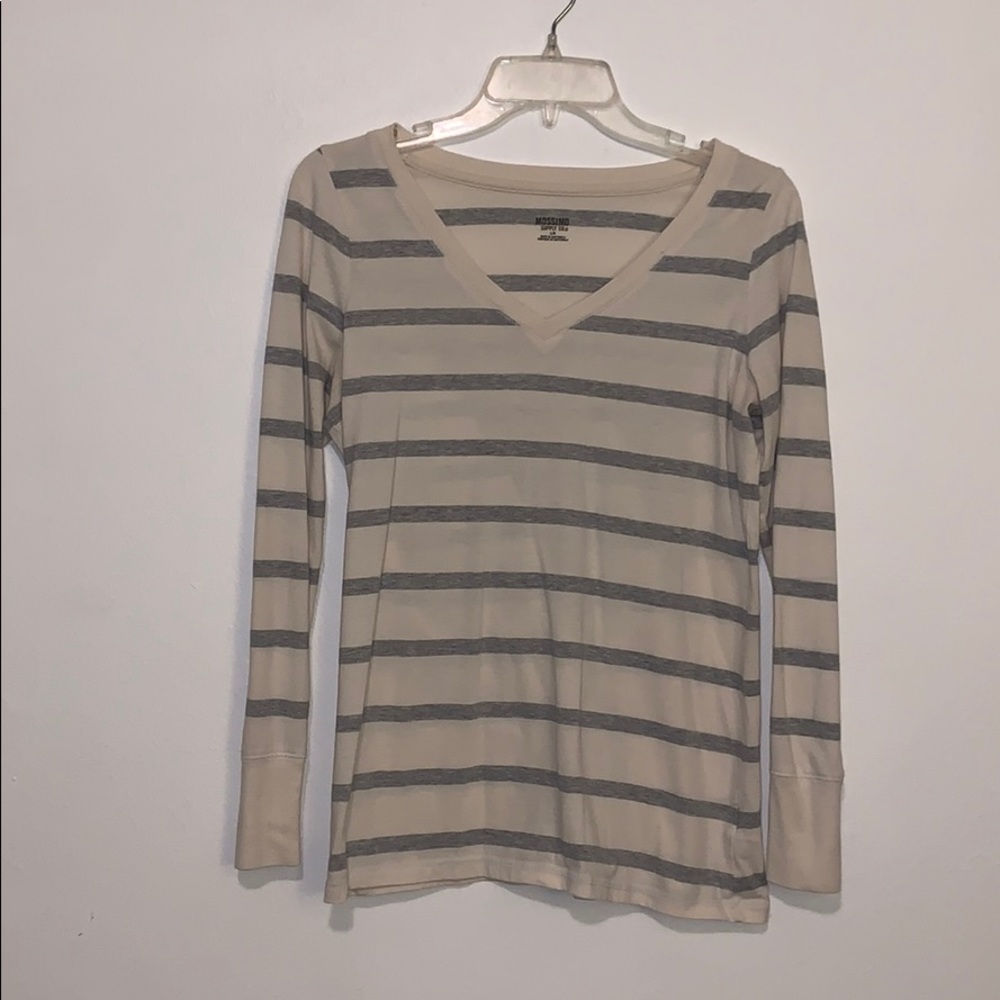 Stripped Long Sleeve Tee